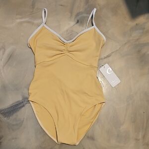 Class In Yellow Dance Leotard SMALL